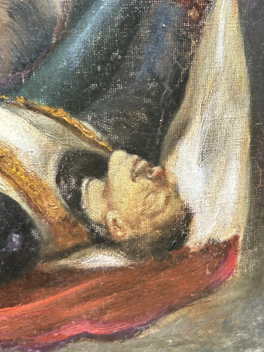 Tableau christ soldat d’après Jean Joseph weerts-photo-7