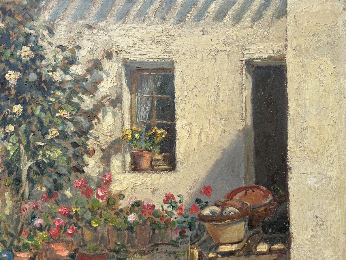Pierre Bertrand île d'Yeu La Cour Fleurie-photo-4