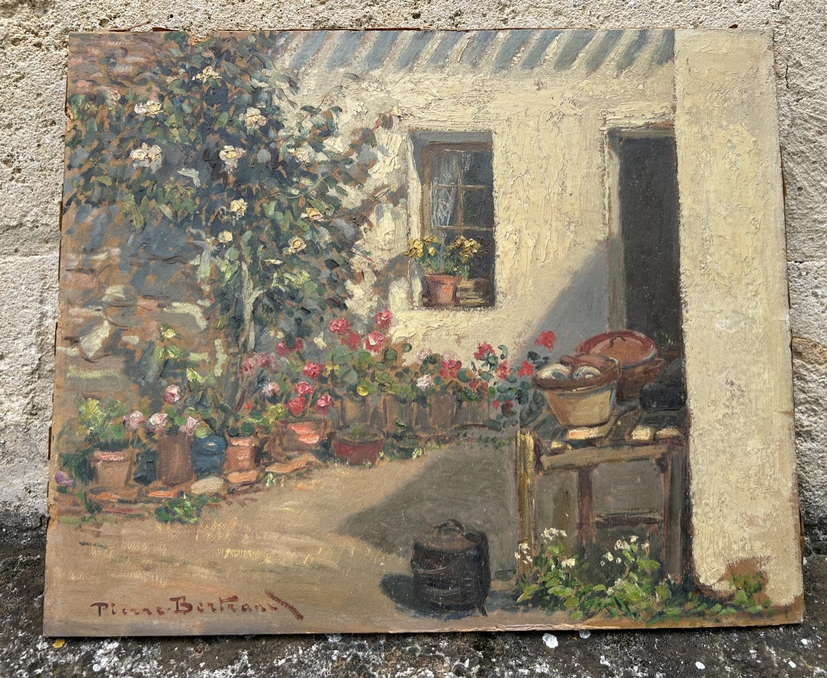 Pierre Bertrand île d'Yeu La Cour Fleurie