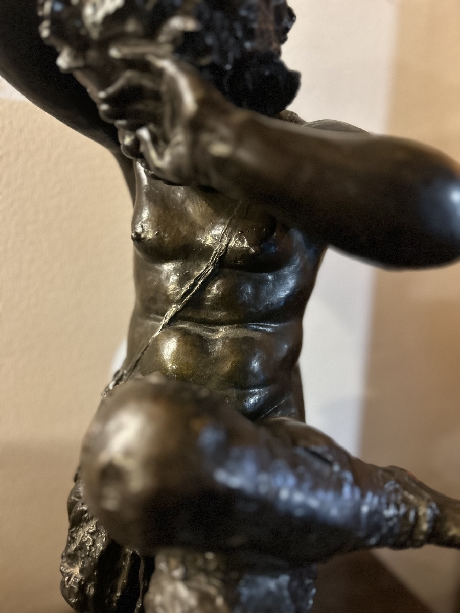 Claude michel Clodion sculpture bronze faune -photo-5