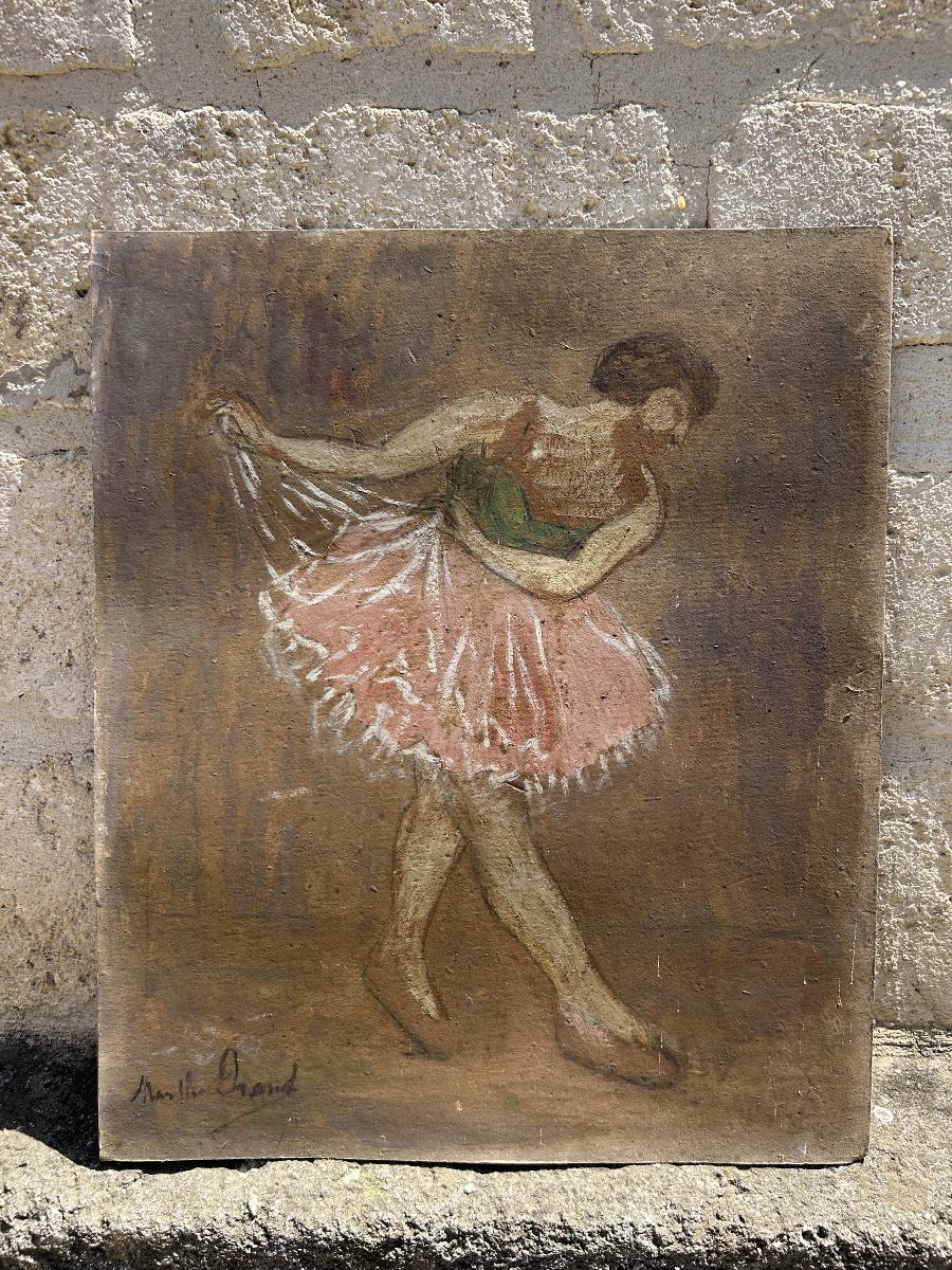 Marthe Orant tableau danseuse d’opéra 1900-photo-2