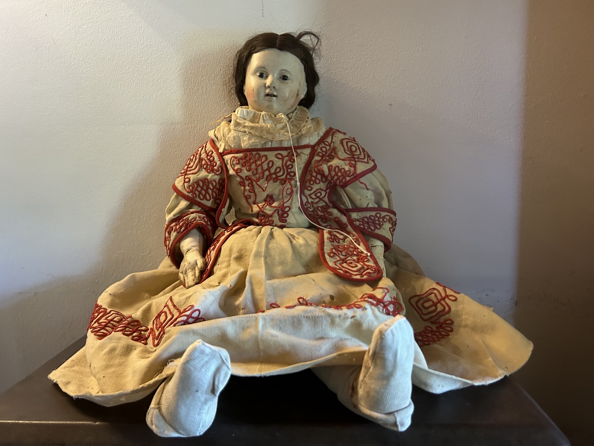 Pauline Leather Doll, 65 Cm
