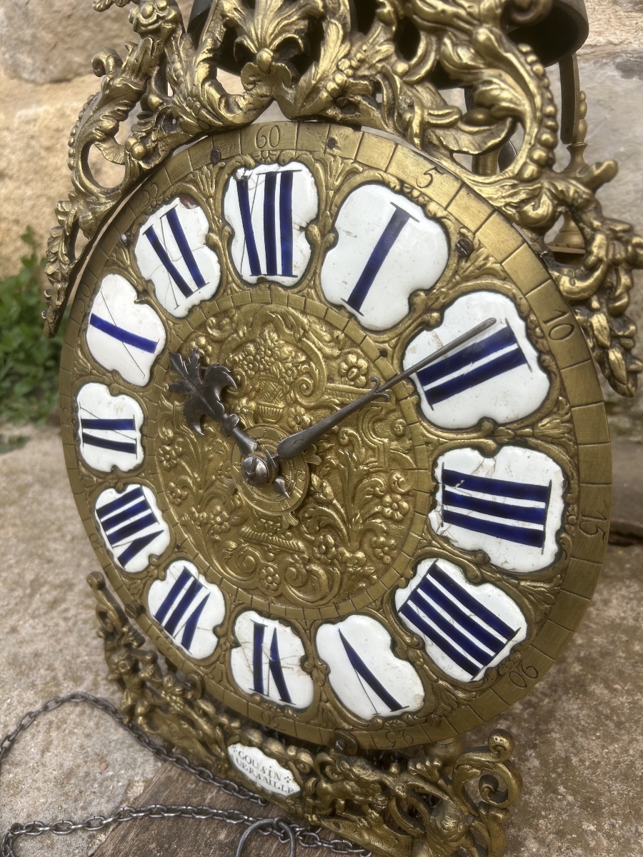 Joseph Simon Cousin Louis XVI-style Lantern Clock -photo-3