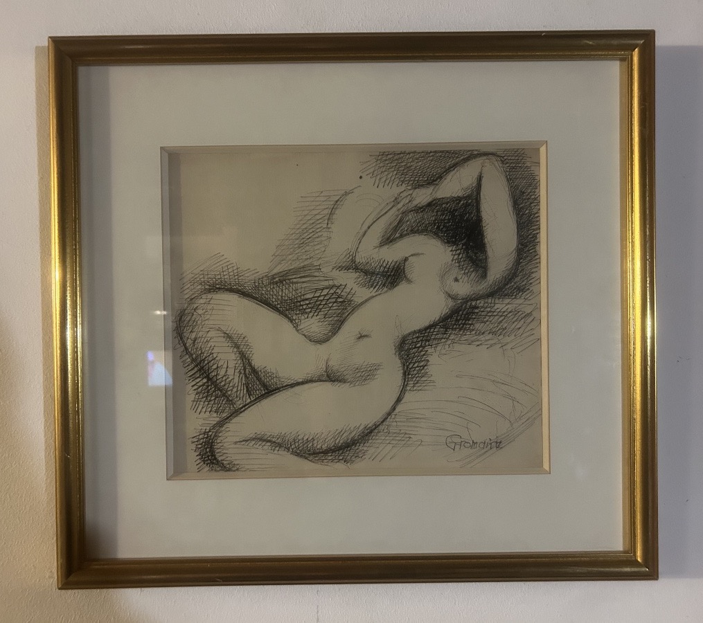 Marcel Gromaire: Drawing Of A Reclining Nude -photo-2