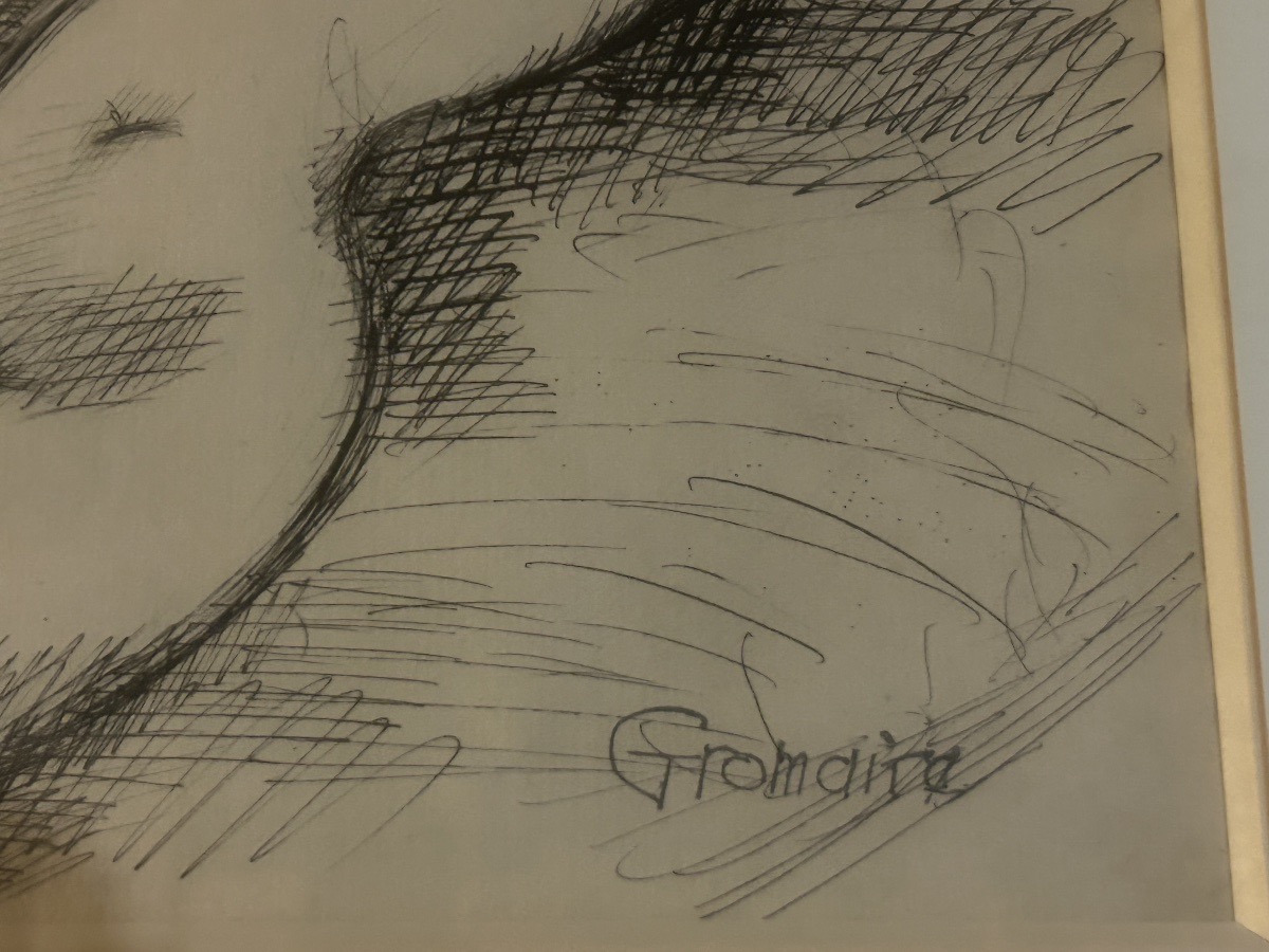 Marcel Gromaire: Drawing Of A Reclining Nude -photo-3