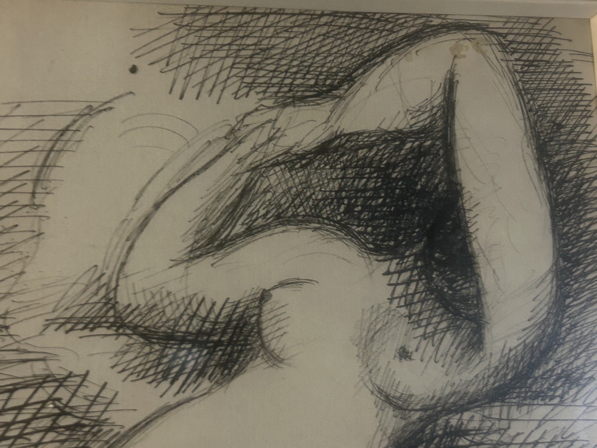 Marcel Gromaire: Drawing Of A Reclining Nude -photo-2
