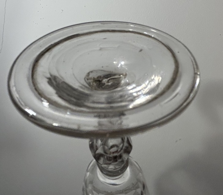 Verre soufflé 18eme gravé-photo-7