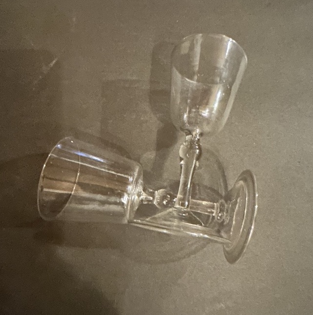 Paire de verres soufflés 18eme-photo-4