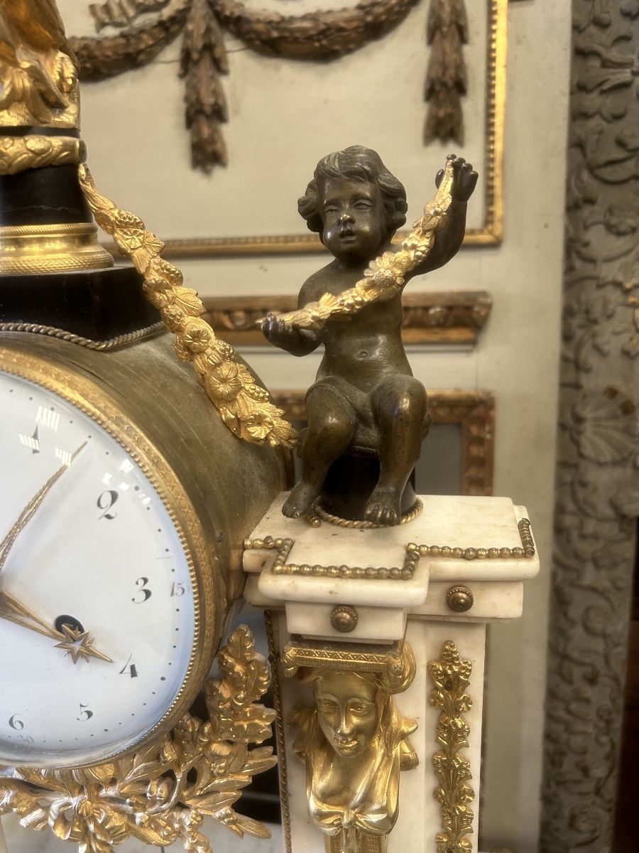18th-century Louis XVI Portal Clock-photo-3