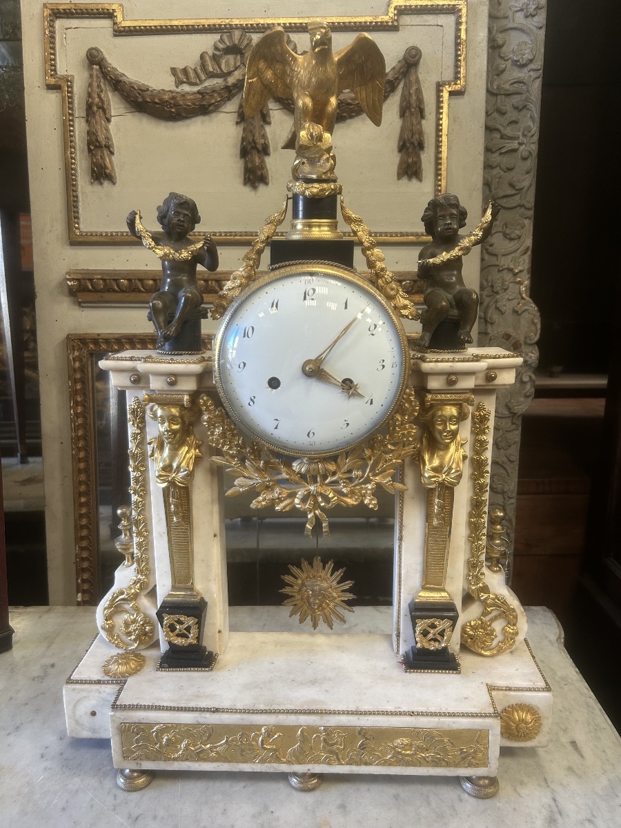 18th-century Louis XVI Portal Clock