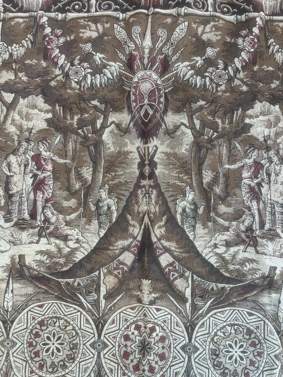 Tapisserie découverte des Amériques 285/125cm-photo-3
