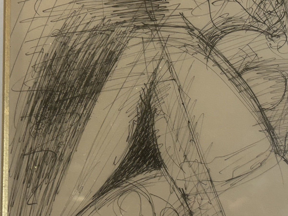 Marcel Gromaire dessin encre de Chine nu allongé -photo-2