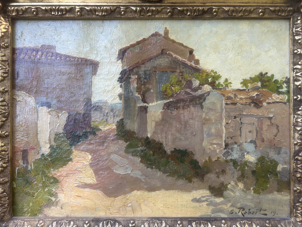 Étienne Robert tableau 1900  Marseille château Gombert-photo-2