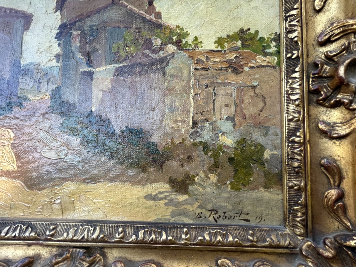 Étienne Robert tableau 1900  Marseille château Gombert-photo-3