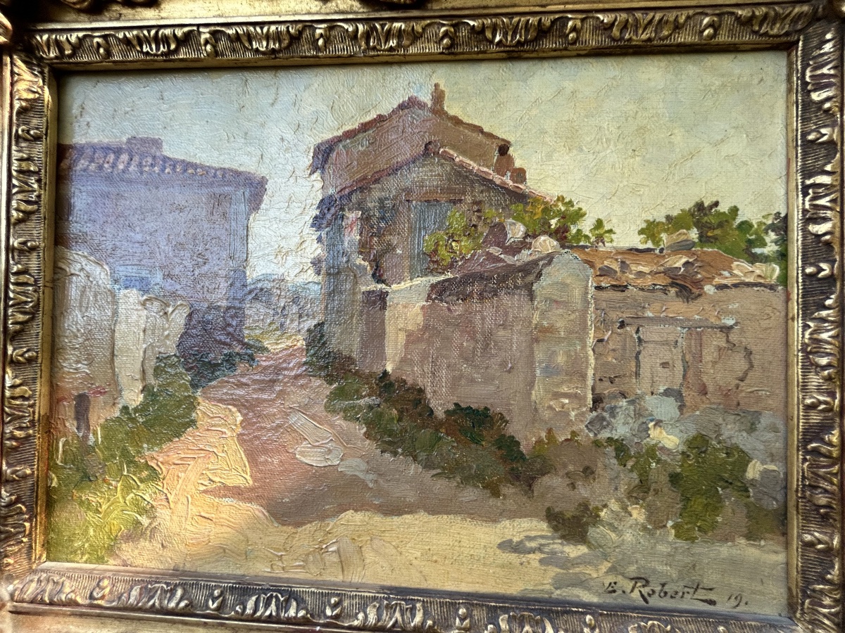 Étienne Robert tableau 1900  Marseille château Gombert-photo-4