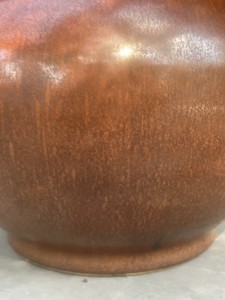 Dynastie Qing vase rouille de fer iron rust 18eme-photo-3