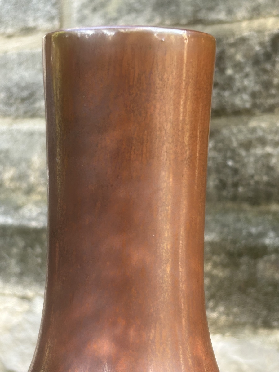 Dynastie Qing vase rouille de fer iron rust 18eme-photo-4