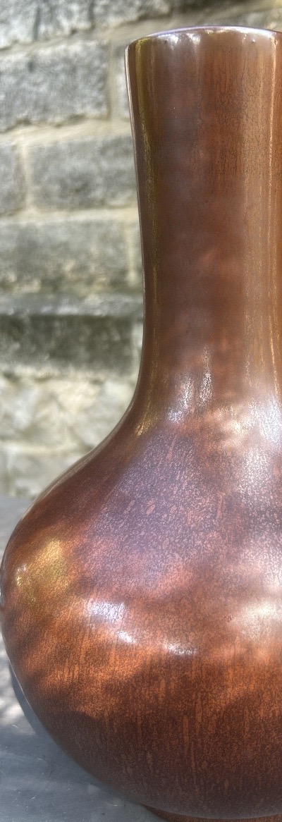 Dynastie Qing vase rouille de fer iron rust 18eme-photo-5