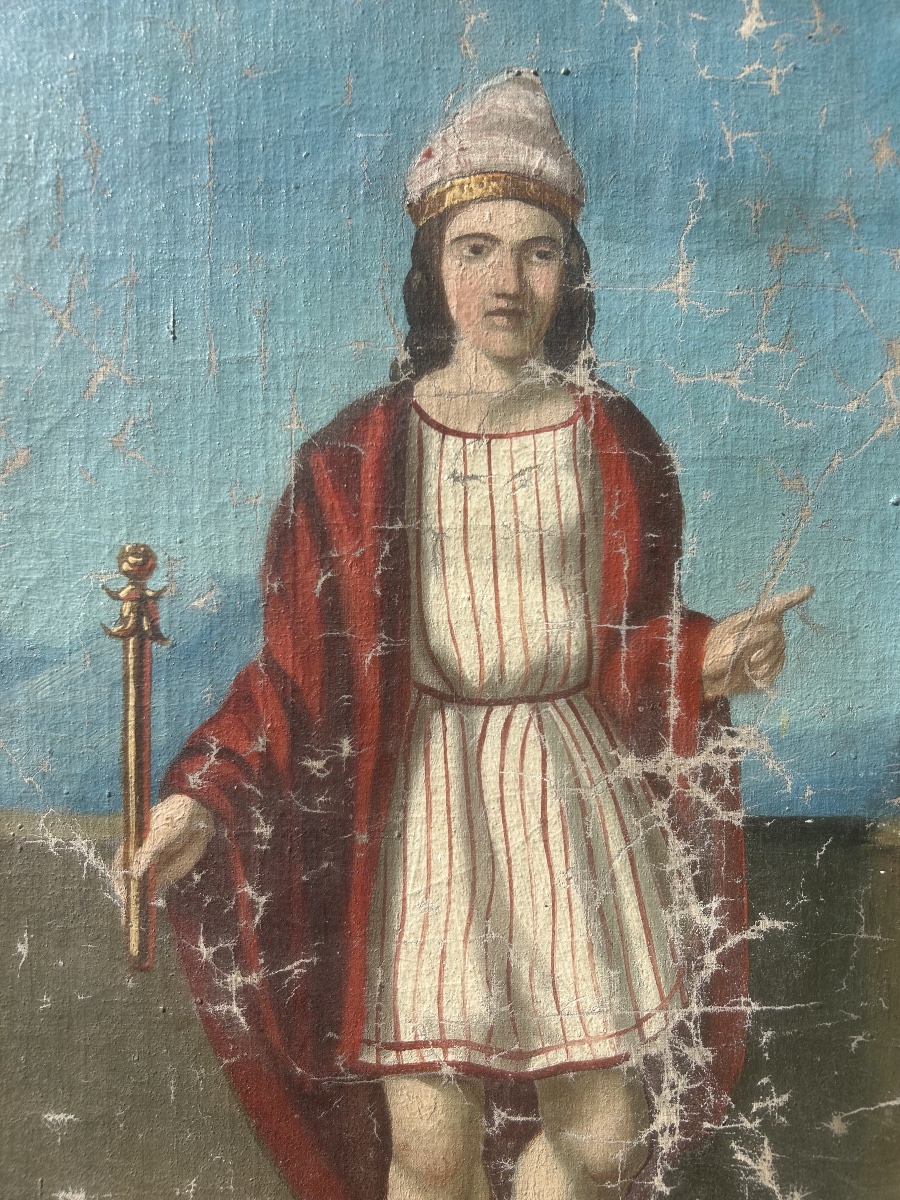 Tableau moyen age rois mages 18eme -photo-2