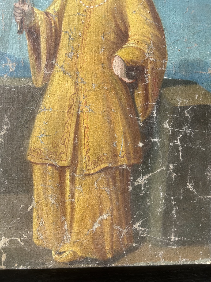 Tableau moyen age rois mages 18eme -photo-5