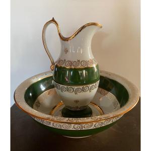 Limoges Porcelain Ewer And Basin