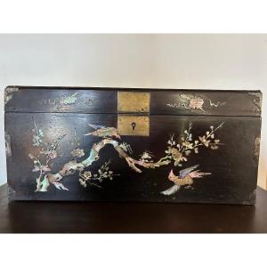 Indochina Mother-of-pearl Wood Box 