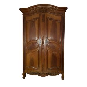 Armoire Louis XV Provençale Noyer