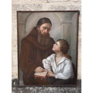 Pastel Religious Scene Education