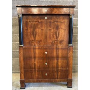 Secrétaire Biedermeier avec secrets 
