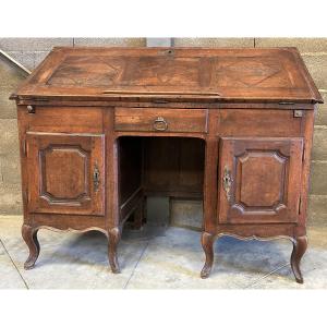 Bureau scriban noyer 18eme Louis XV 