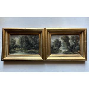 Barbizon School Painting 