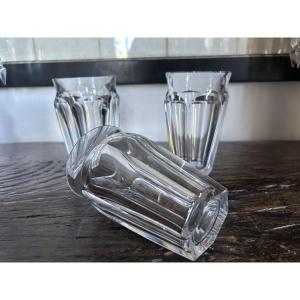 Baccarat 3 Harcourt Talleyrand Vases 
