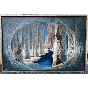 Lamy Pierre Lambert Painting 1971 Fantastic Realism