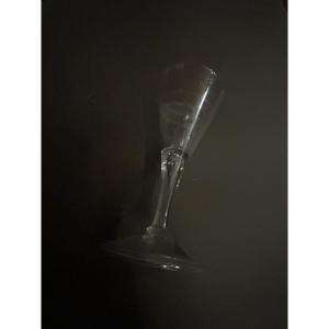 18th-century Trumpet-shaped Wine Glass