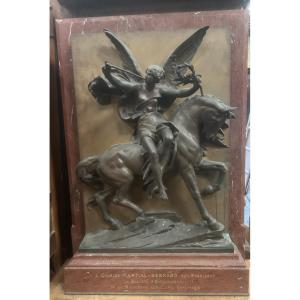 Jules Félix Coutan sculpture bronze Renommée équestre bijoux joaillerie Charles martial Bernard