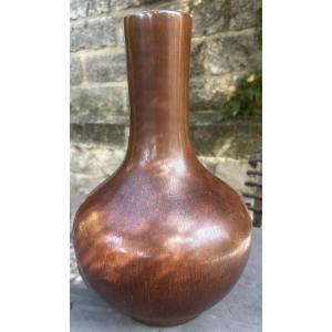 Dynastie Qing vase rouille de fer iron rust 18eme