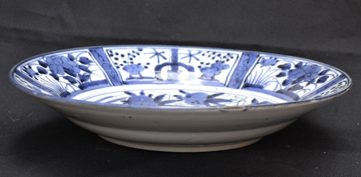 Arita Porcelain Dish End 17 °. Cobalt Blue Decor V.o.c.-photo-3