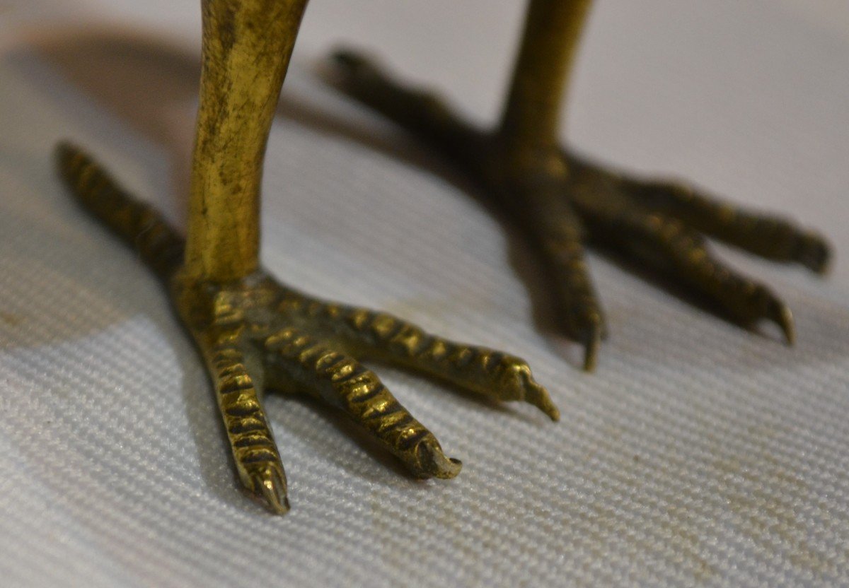 Caille en émail cloisonné. Chine vers 1800.-photo-5