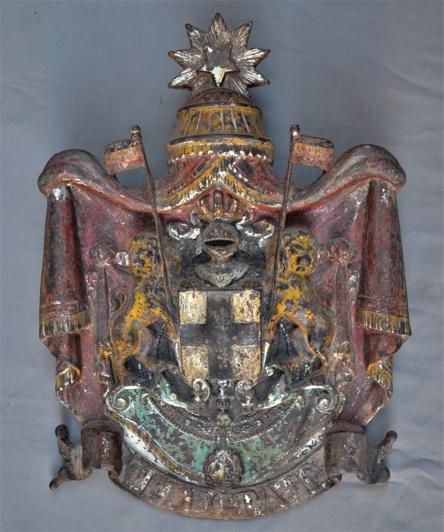 Italian Telegraph Plate. Around 1870-photo-1