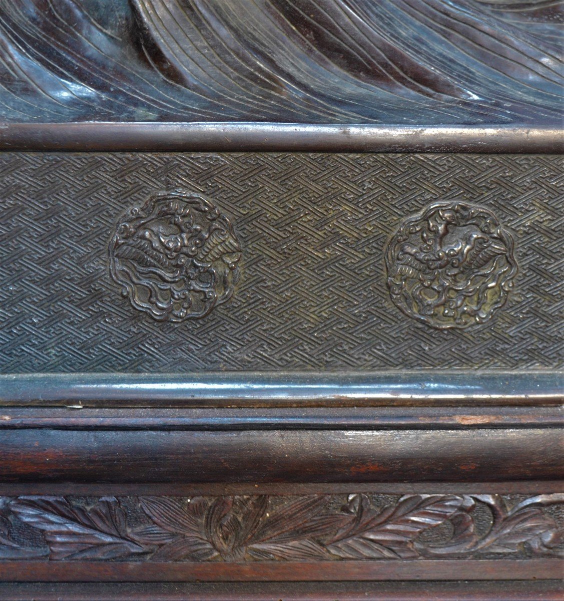 Colossal Censer In Bronze. Japan Meiji-photo-7