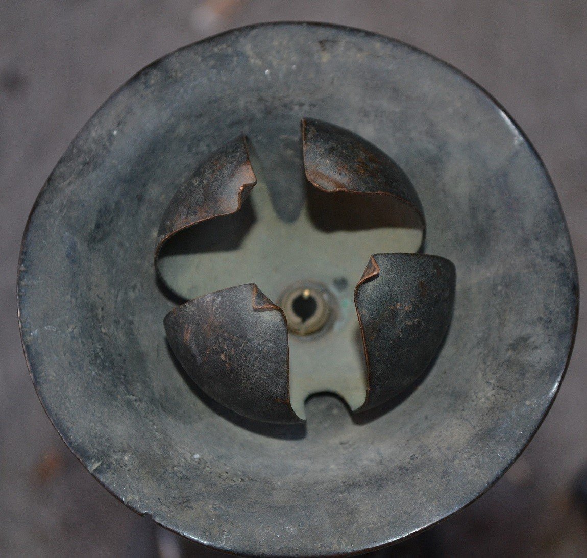 Chandelier En Bronze Coulé. Japon Edo-photo-3