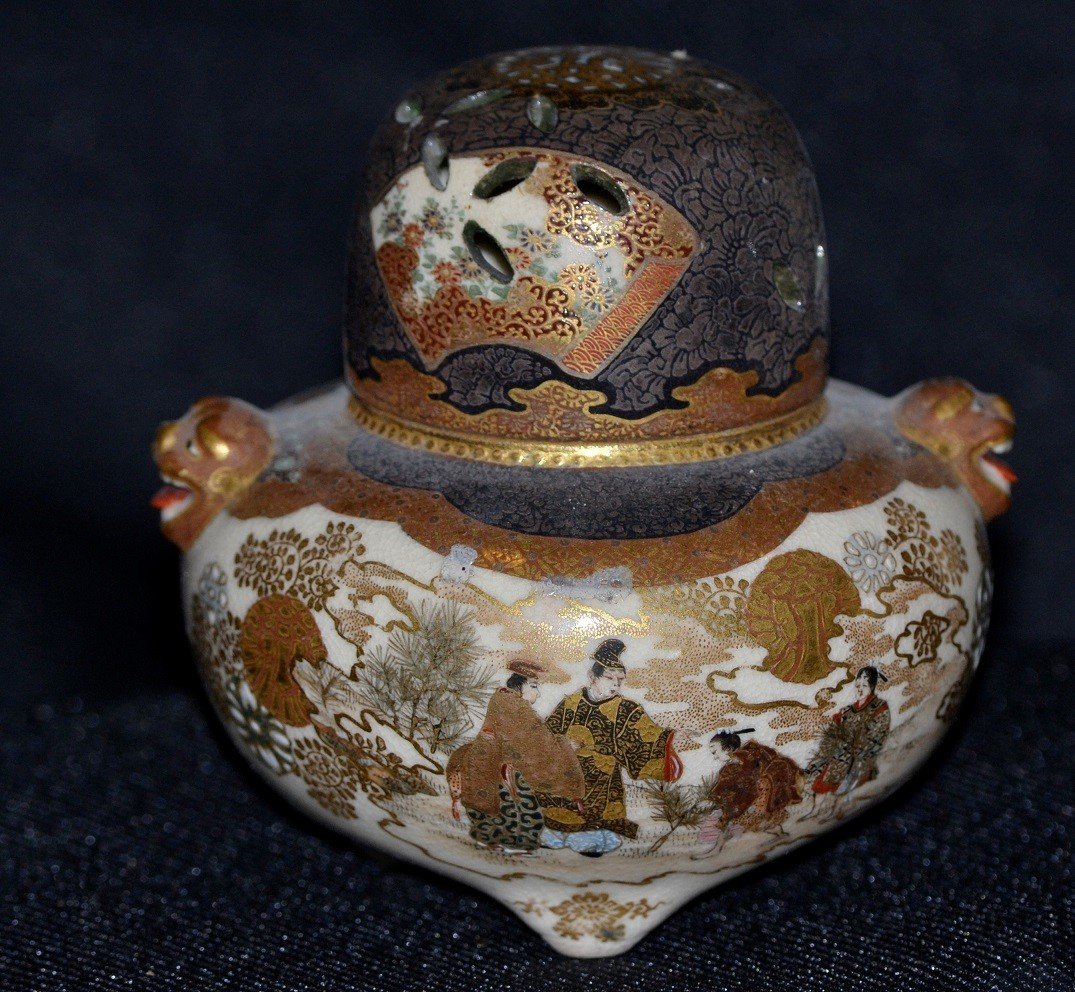 Satsuma Incense Burner. Japan Meiji