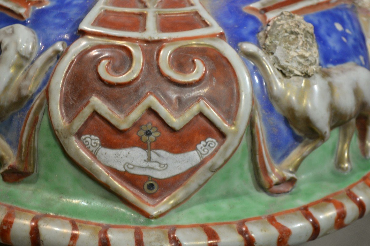 18th Century Chinese Porcelain Vase Lid. Kangxi Reign.-photo-3