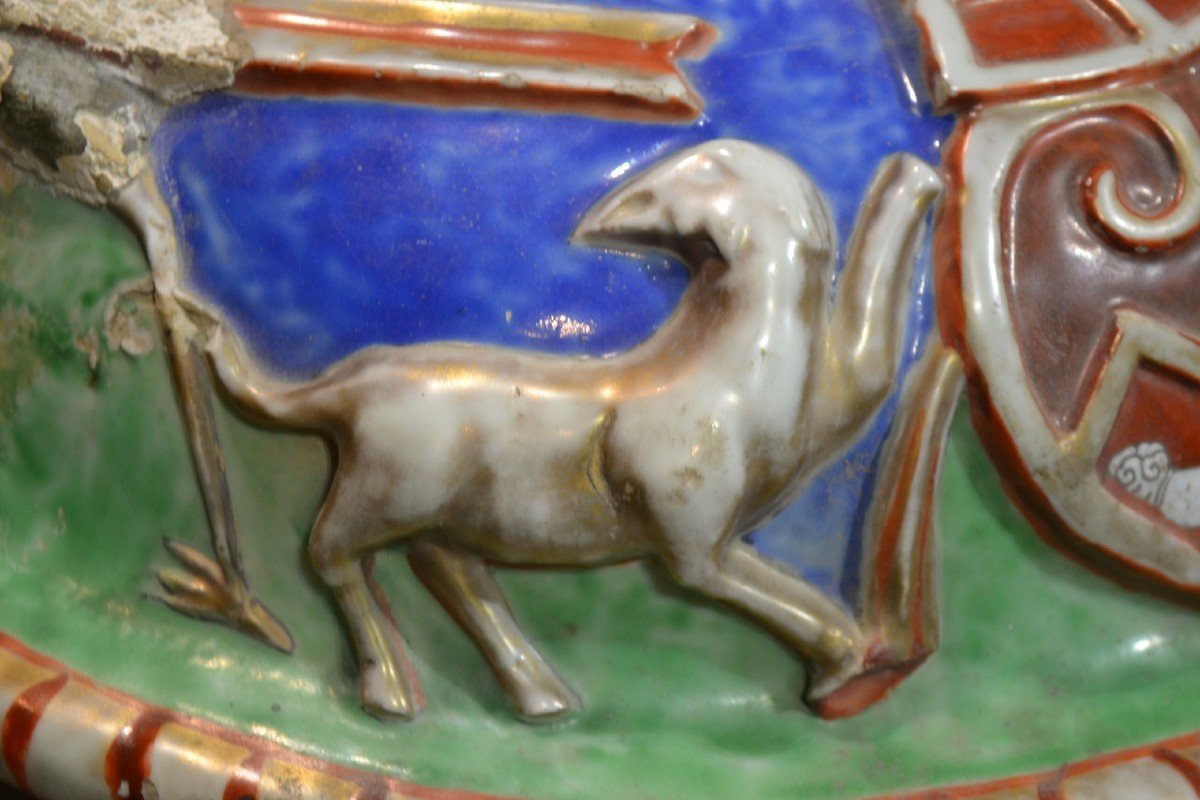 18th Century Chinese Porcelain Vase Lid. Kangxi Reign.-photo-7