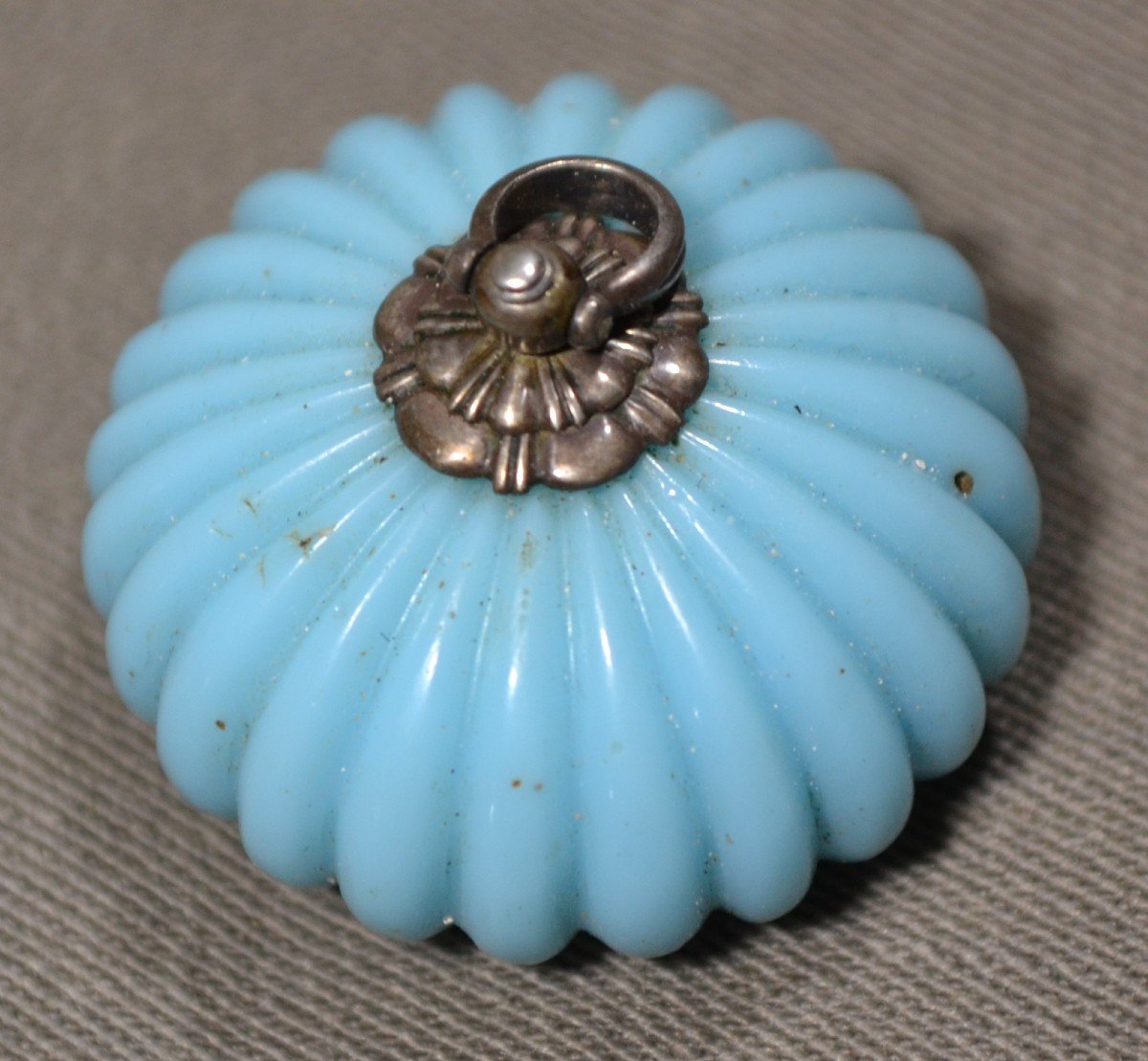Small Kagamibuta Mixed Metals And Glass Paste. Japan Meiji Period-photo-2
