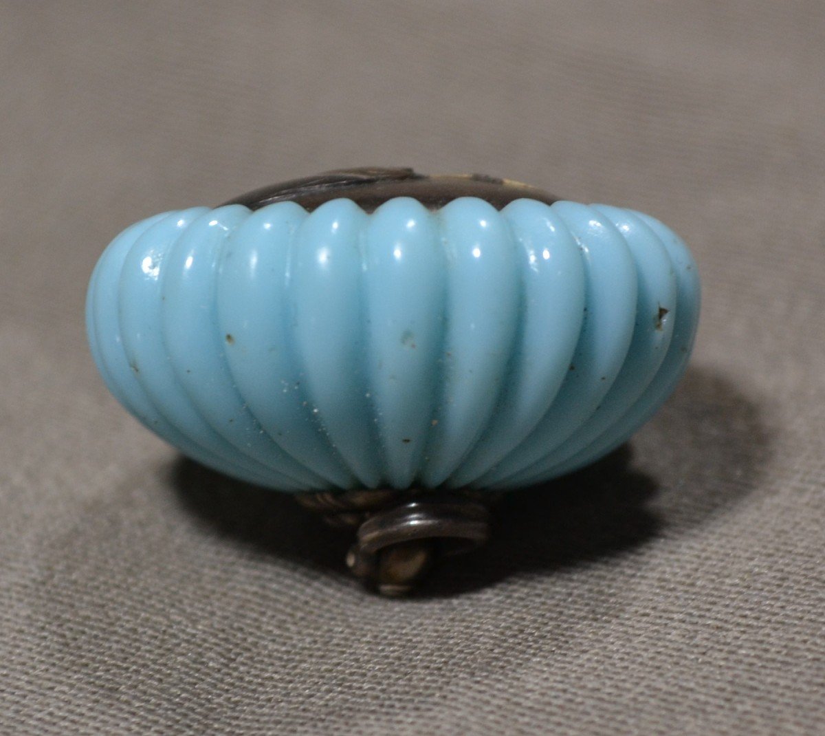 Small Kagamibuta Mixed Metals And Glass Paste. Japan Meiji Period-photo-3
