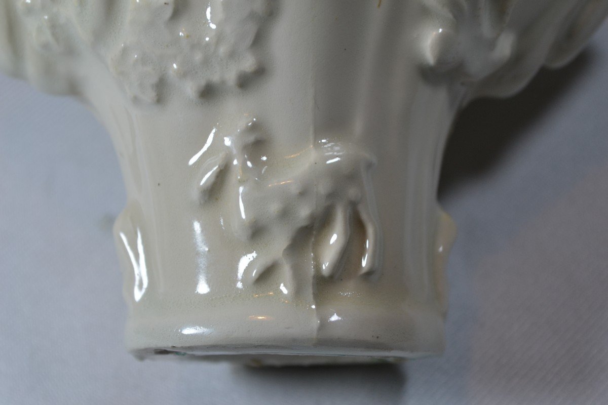 Coupe Libatoire Blanche En Porcelaine Tendre. Chine 18° Siècle. Dynastie Qing.-photo-6
