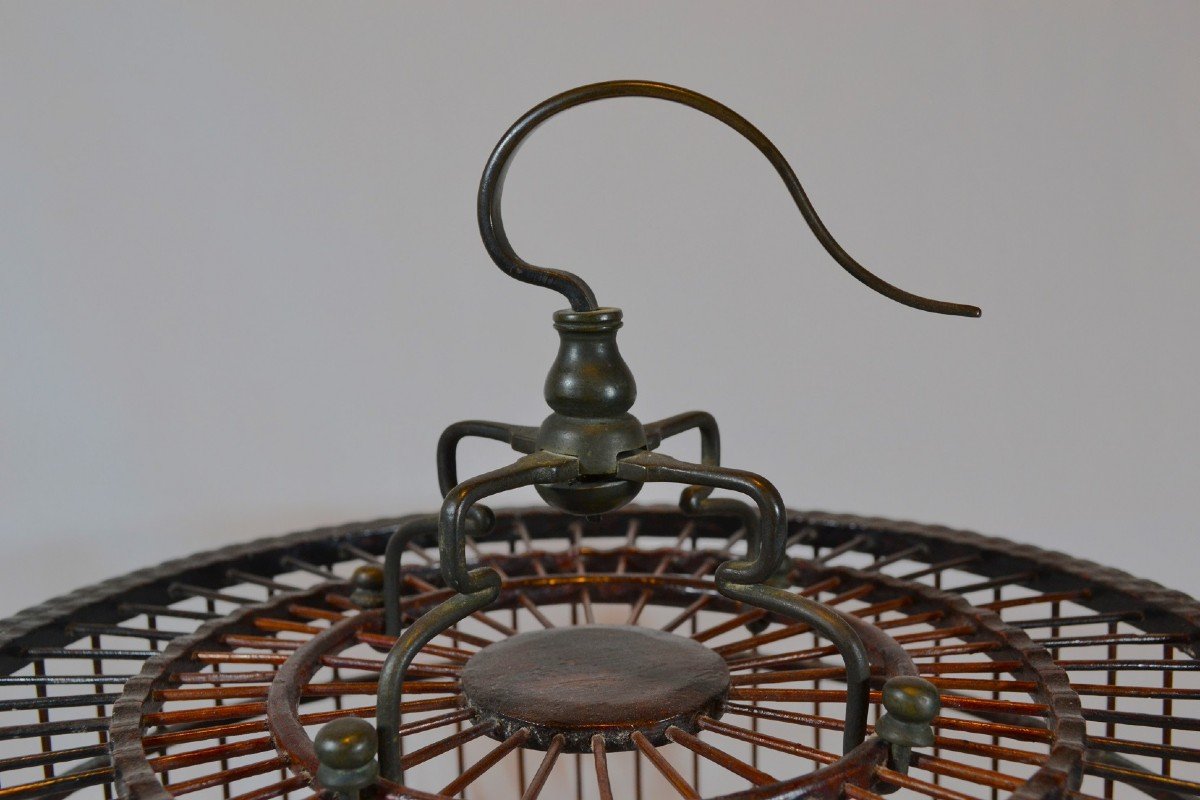 Cage à Oiseaux En Bambou.chine époque Qing 19°siècle.-photo-1