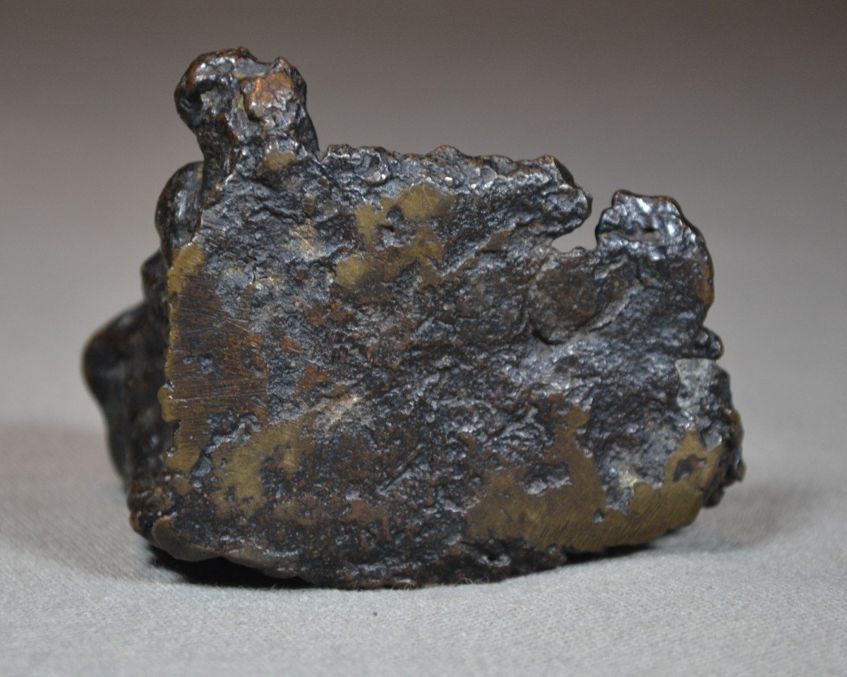 Budaï Assis Sur Un Rocher.bronze. Chine Dynastie Qing Ou Avant.-photo-8