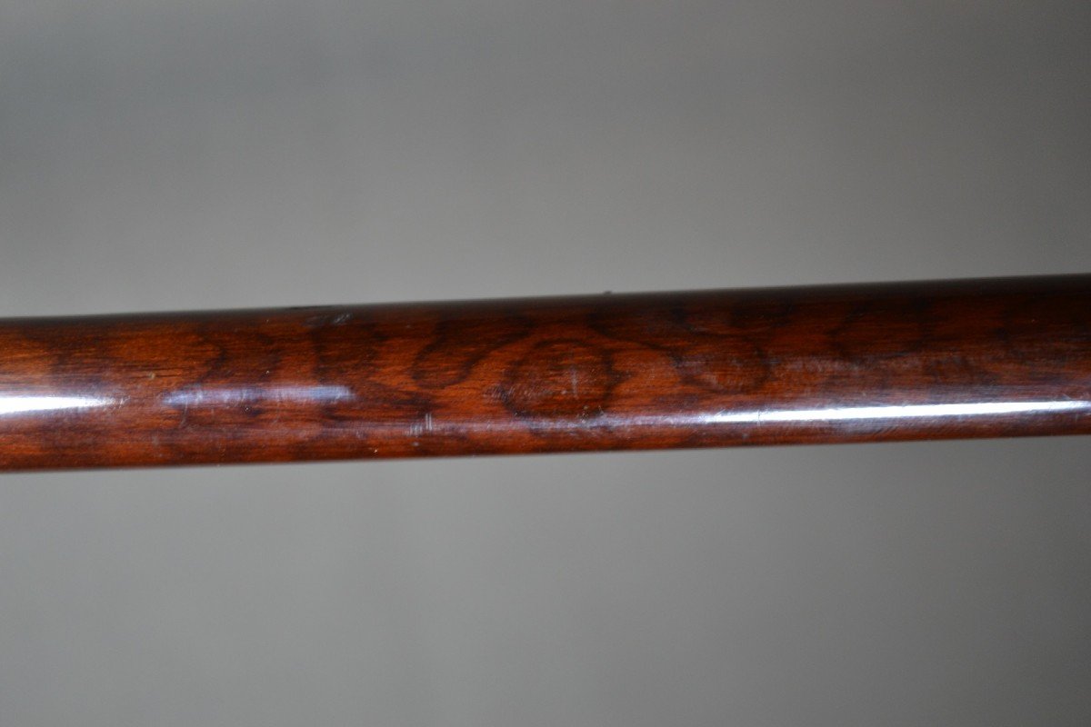 Gold Damascened Iron Walking Stick. Toledo, Zuloaga School Circa 1900.-photo-4
